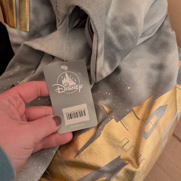 Spirit Jersey Disney World Gray Tie Dye Gold Cinderella Castle, XXL, NWT!! - Picture 6 of 7